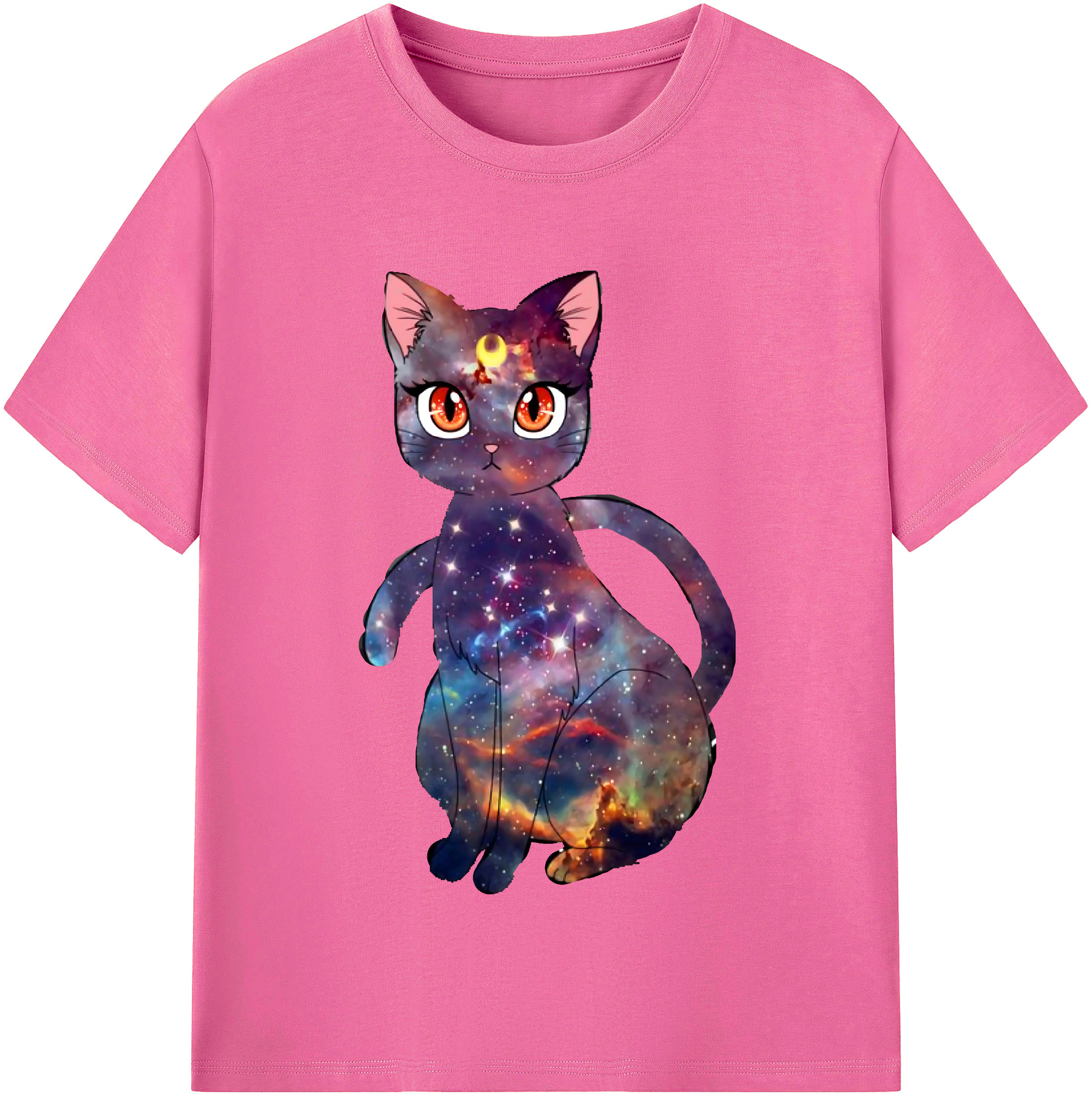 （画像用） 美少女戦士セーラームーン Sailor Moon レディースカジュアルプリントTシャツ（綿100％）